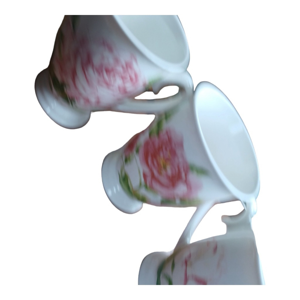 3 Porthmeirion Sudio Rose Coffee/Tea Mug